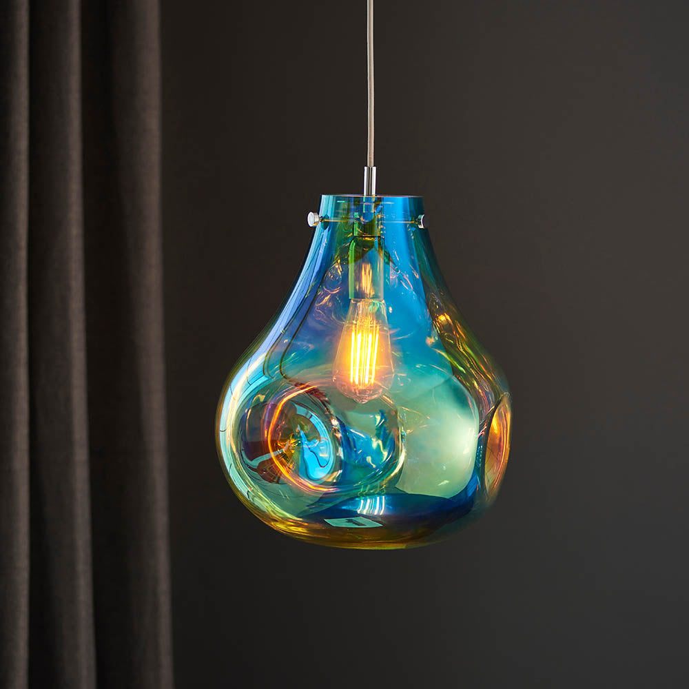 Europa Large Pendant - Petrol