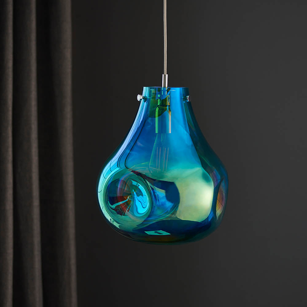 Europa Large Pendant - Petrol