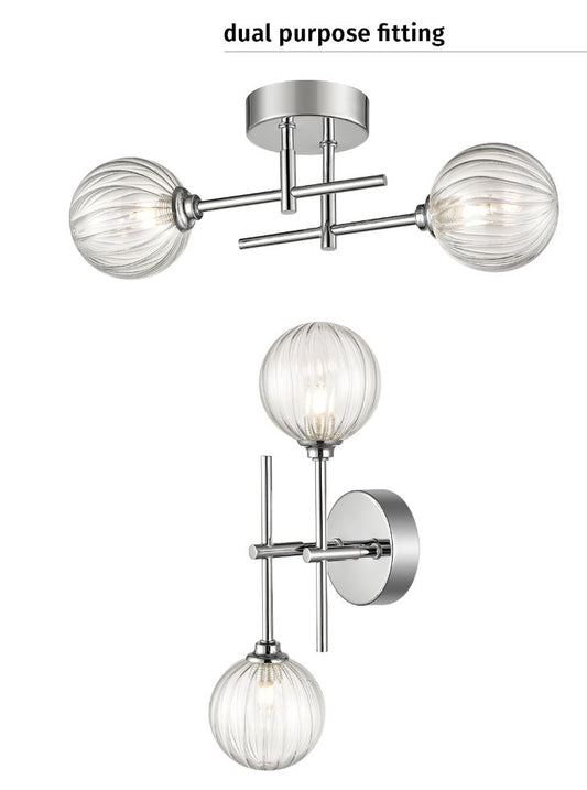 Abstraction 2lt Fitting Chrome