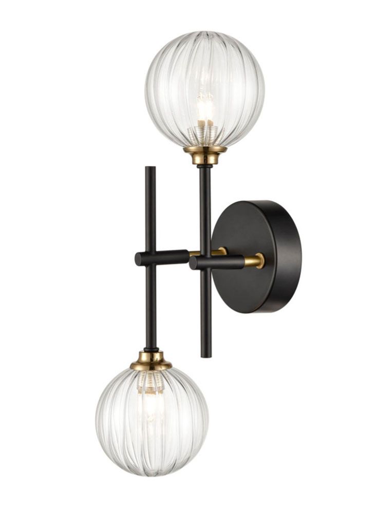 Abstraction 2lt Fitting Black and Brass