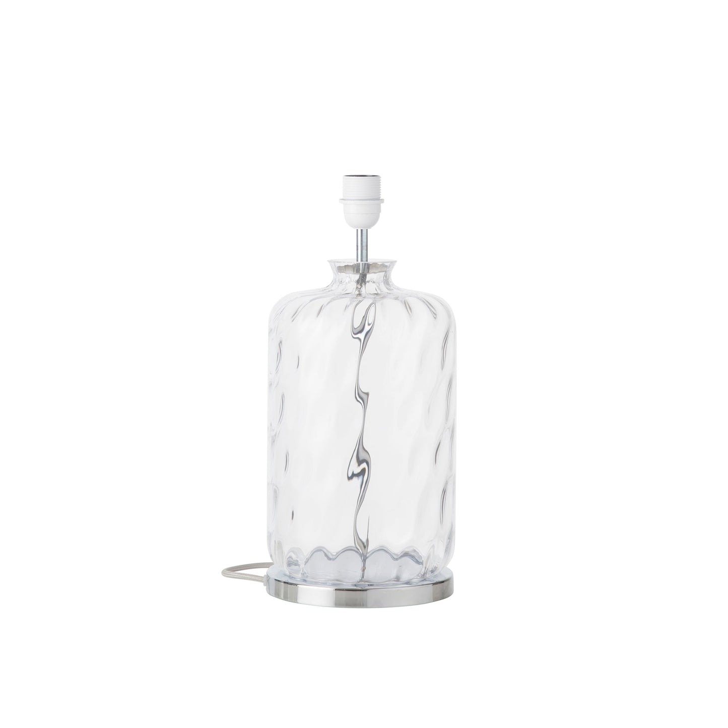 Pillar   Table lamp base Clear Dimples