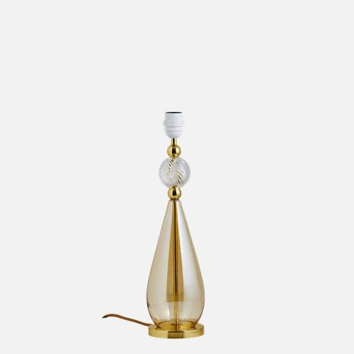 Smykke Table lamp base M Golden smoke Crystal swirl ball