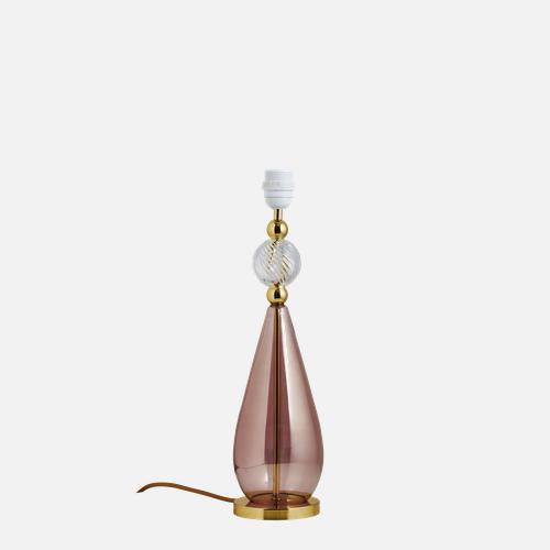 Smykke Table lamp base M Obsidian Crystal swirl ball