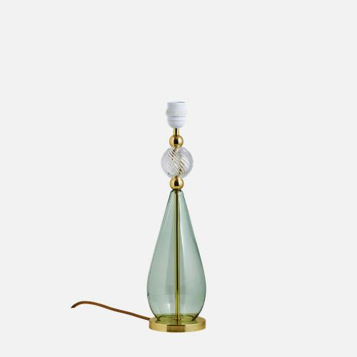 Smykke Table lamp base M Forest green Crystal swirl ball