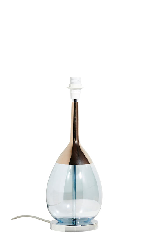 Lute Table lamp base S Topaz blue Platinum
