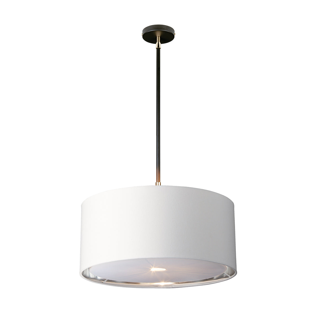 Balance 1 Light Pendant – Black, Polished Nickel