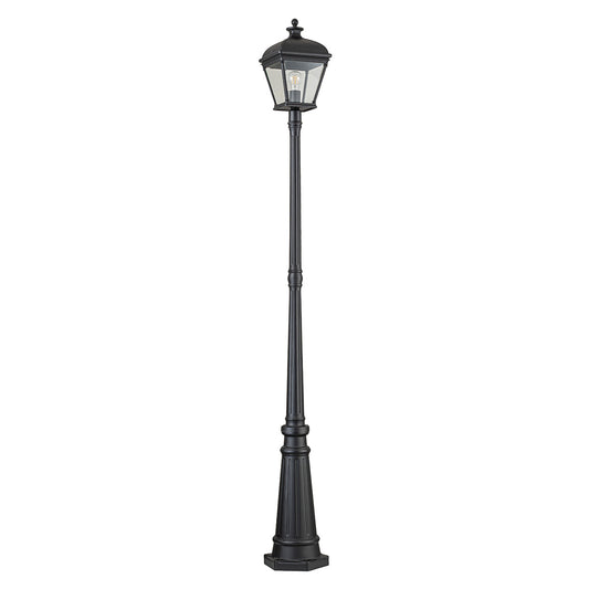 Bayview 1 Light Lamp post – Black (Stock ETA)