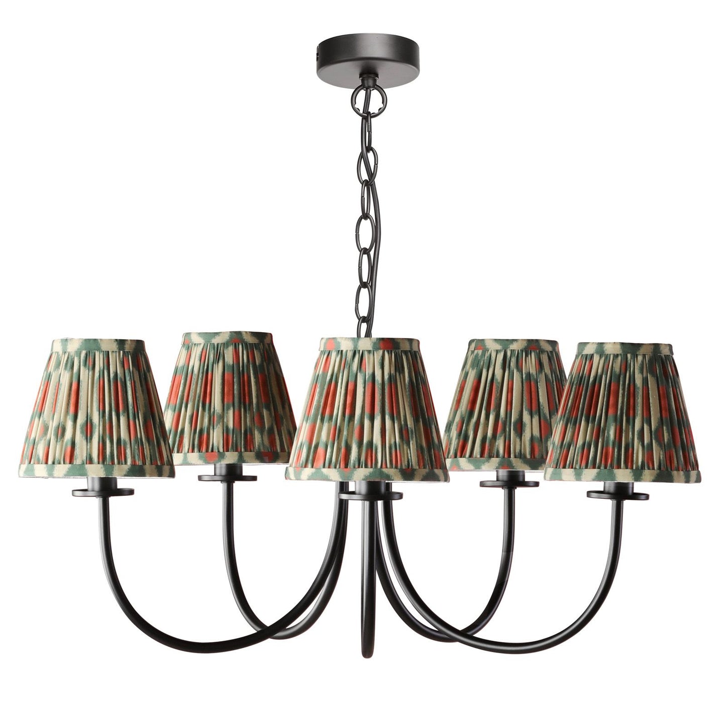 Becca 5 Light Pendant Matt Black Fitting Only