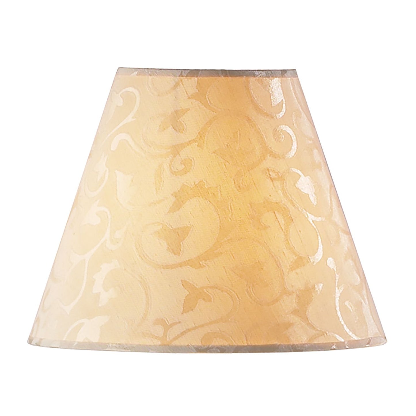 Blenheim Cream Damask Faux Silk Tapered Drum Shade 30cm