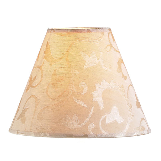 Blenheim Cream Damask Faux Silk Tapered Drum Shade 21cm