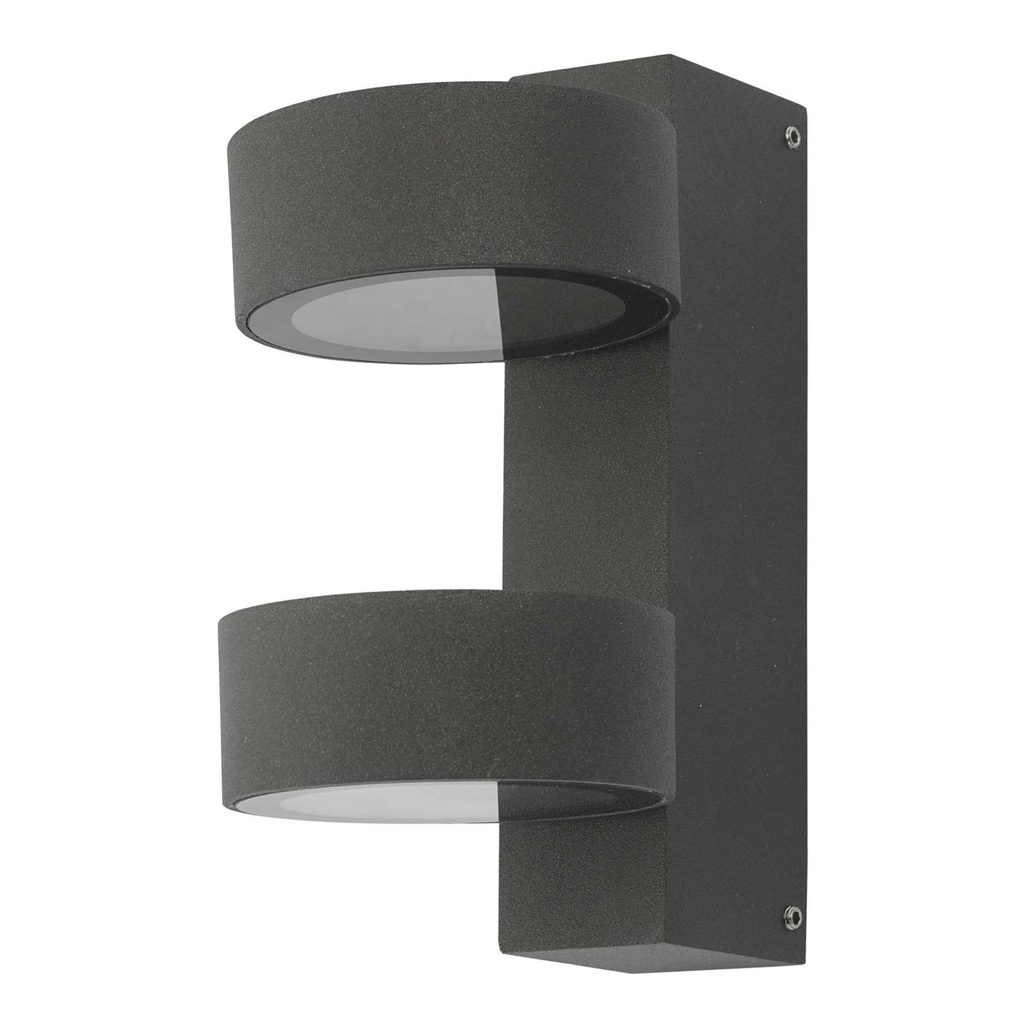 Bohdan Outdoor 2 Light Wall Light Matt Grey IP65 LED