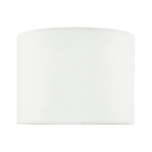 Boris White Cotton Drum Shade 20cm