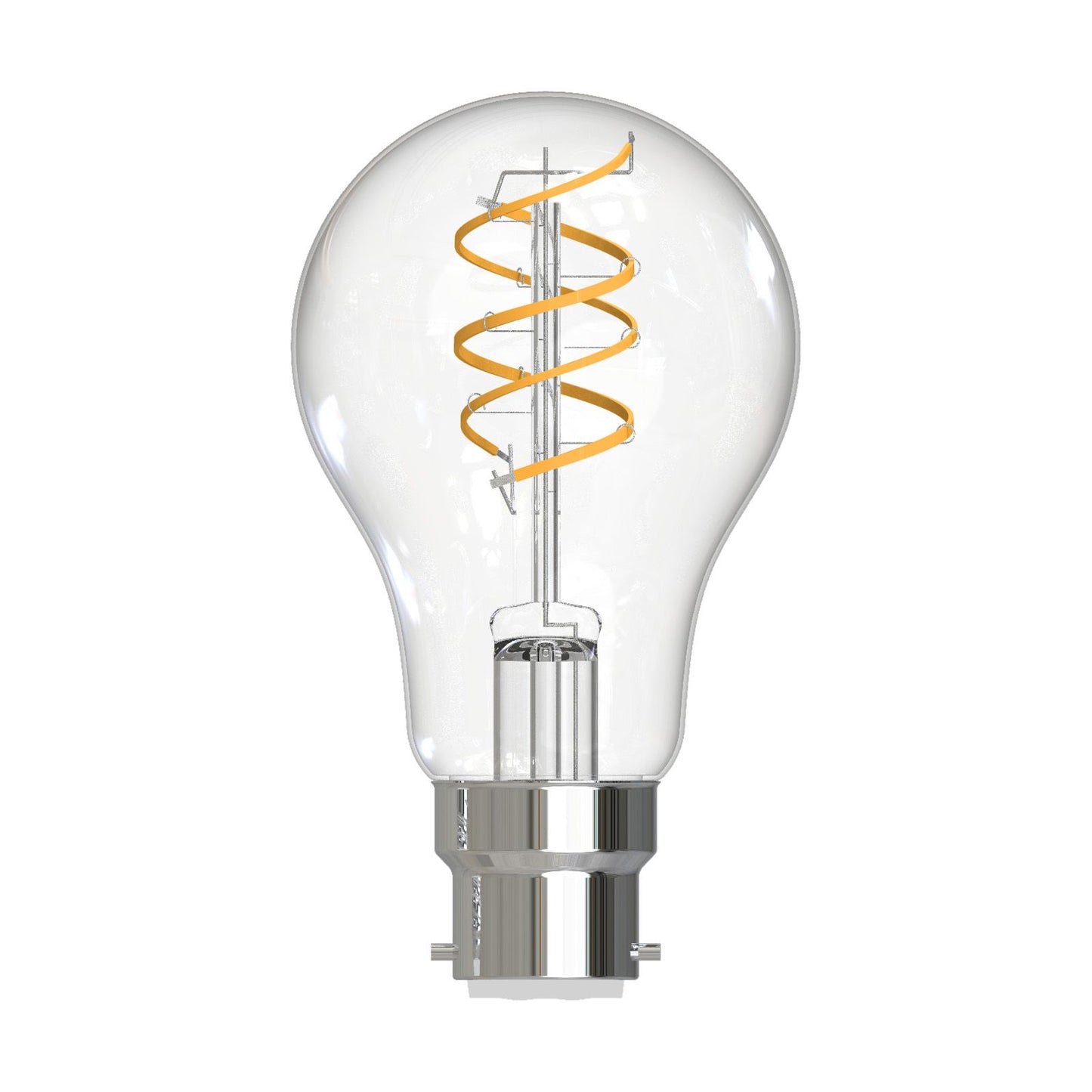 (Pack of 6) LED B22/BC GLS Light Bulb (Lamp) 7.2w 806lm 2700k