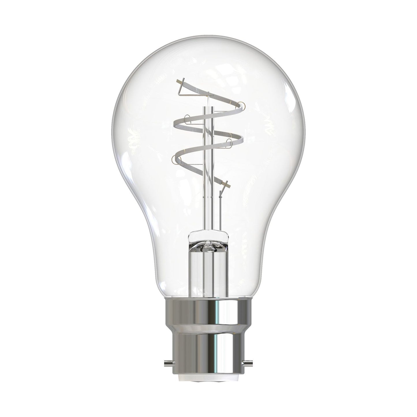 (Pack of 6) LED B22/BC GLS Light Bulb (Lamp) 4.9w 470lm 2700k