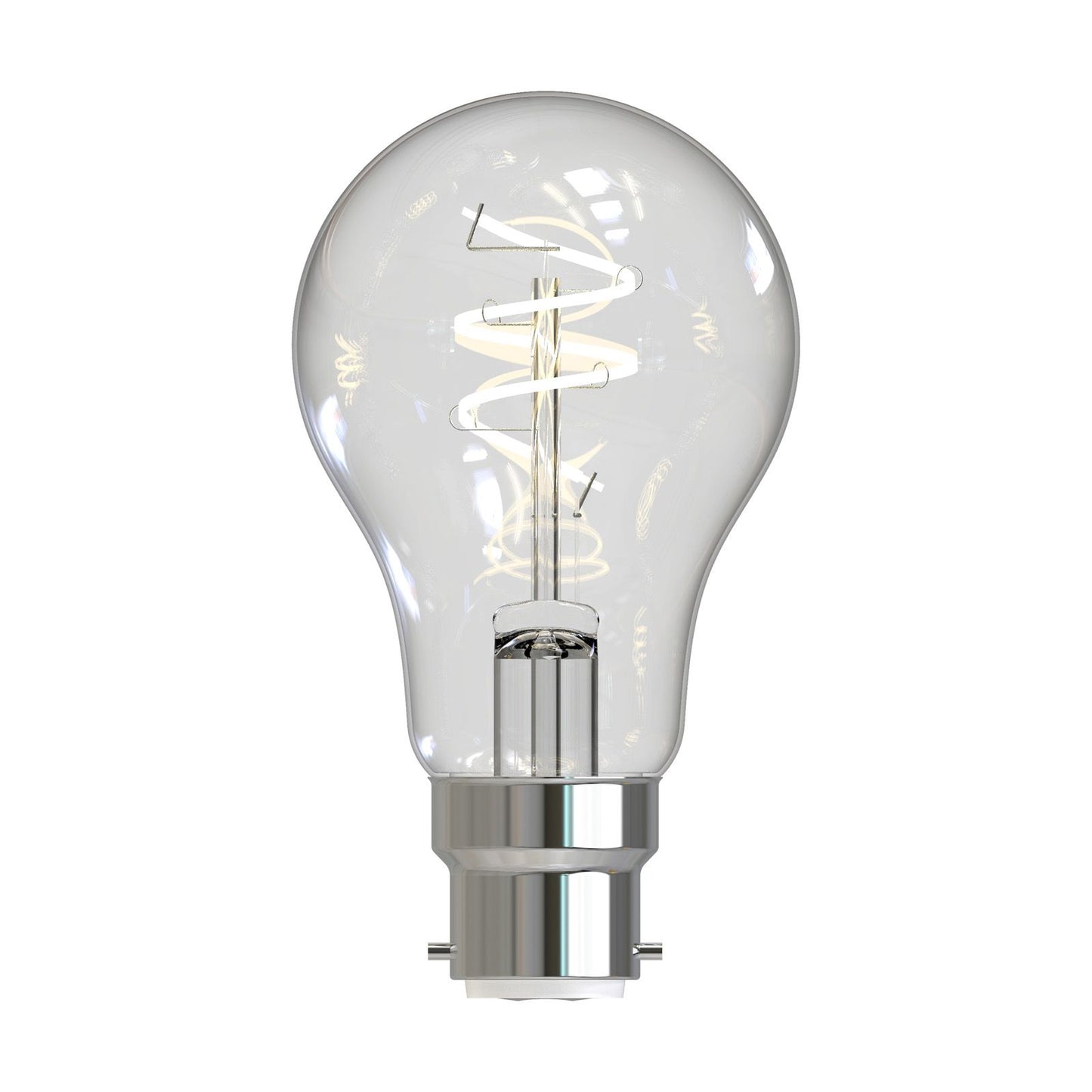(Pack of 6) LED B22/BC GLS Light Bulb (Lamp) 4.9w 470lm 2700k