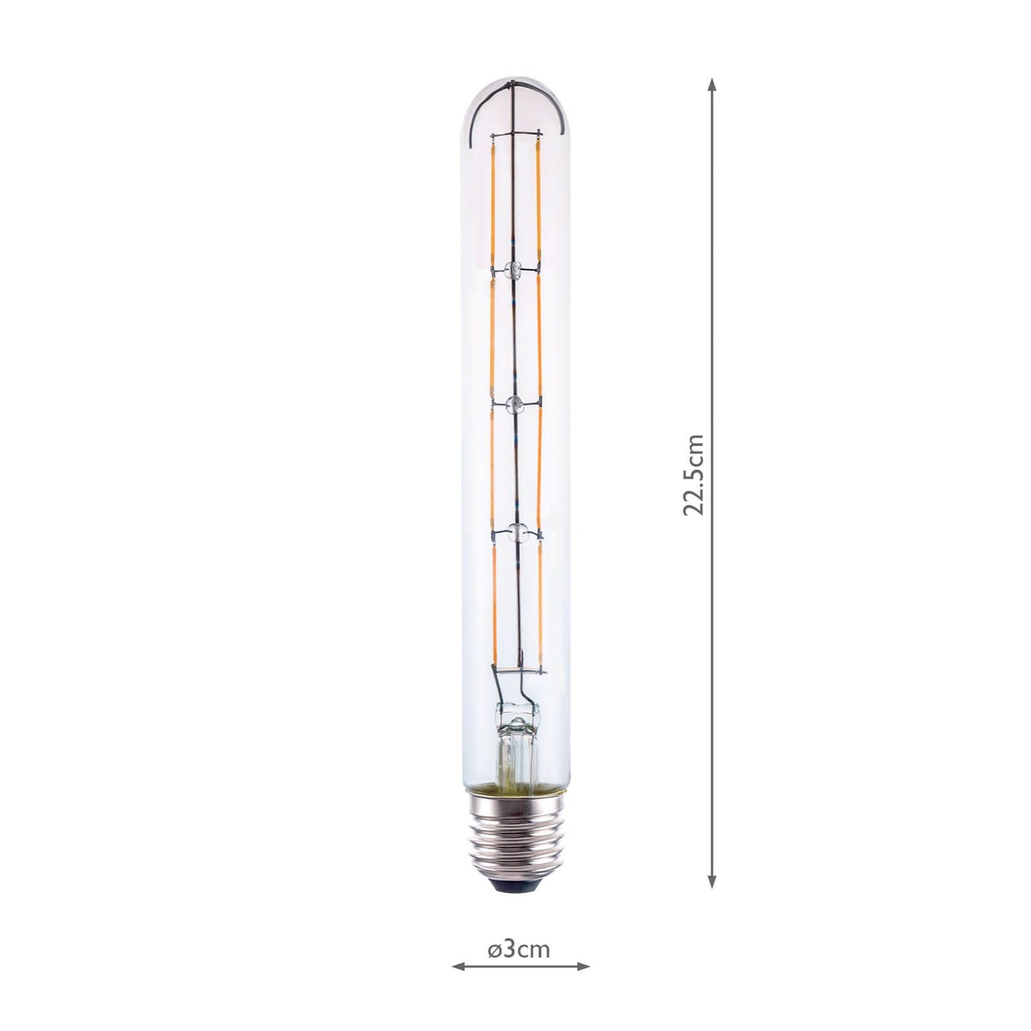 (Pack of 5) LED Tube Light Bulb (Lamp) ES/E27 6W 650LM