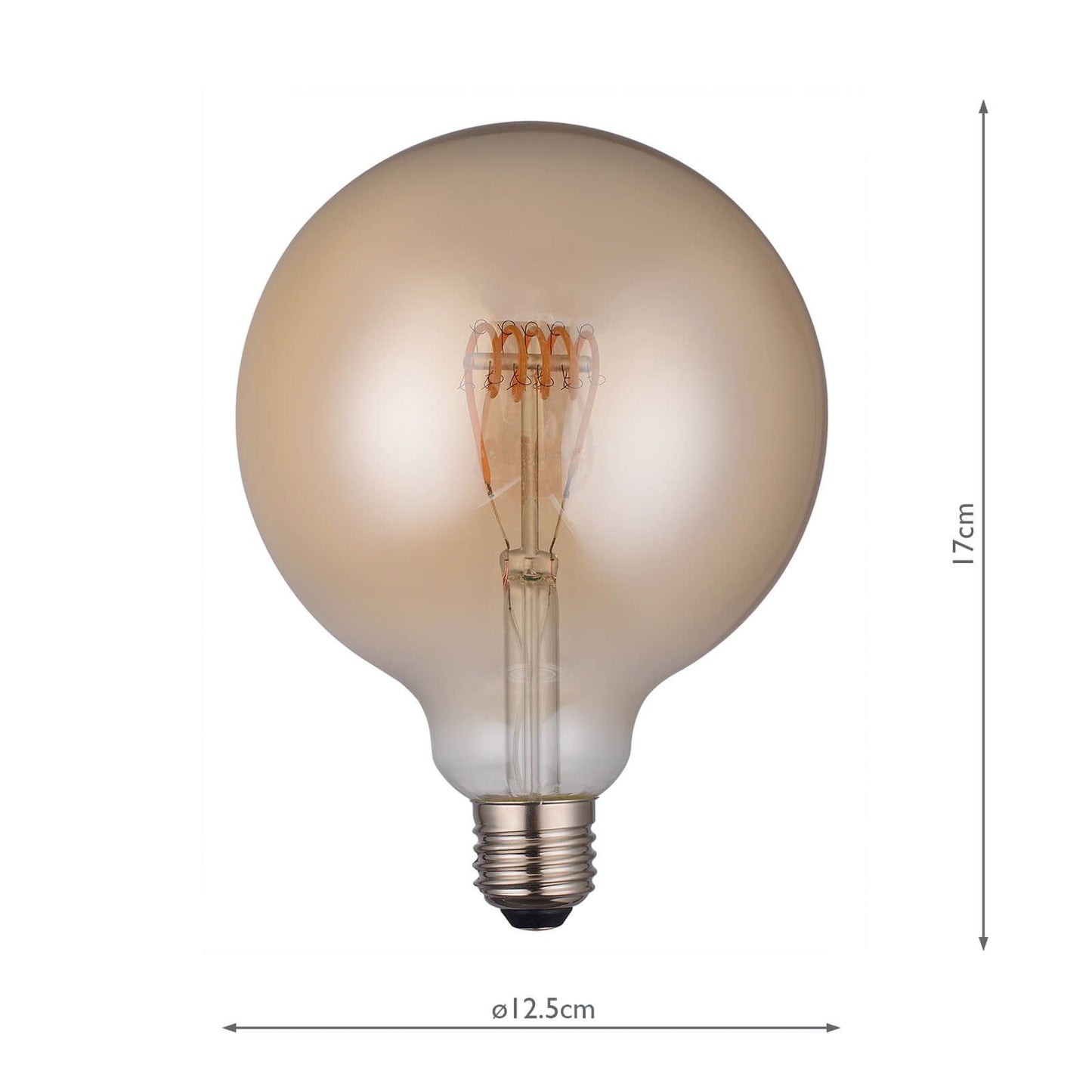 (Pack of 5) LED Large Globe Light Bulb (Lamp) ES/E27 4W 140LM