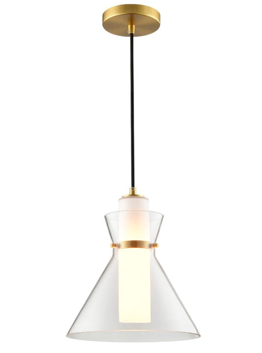 Bliss Pendant aged brass