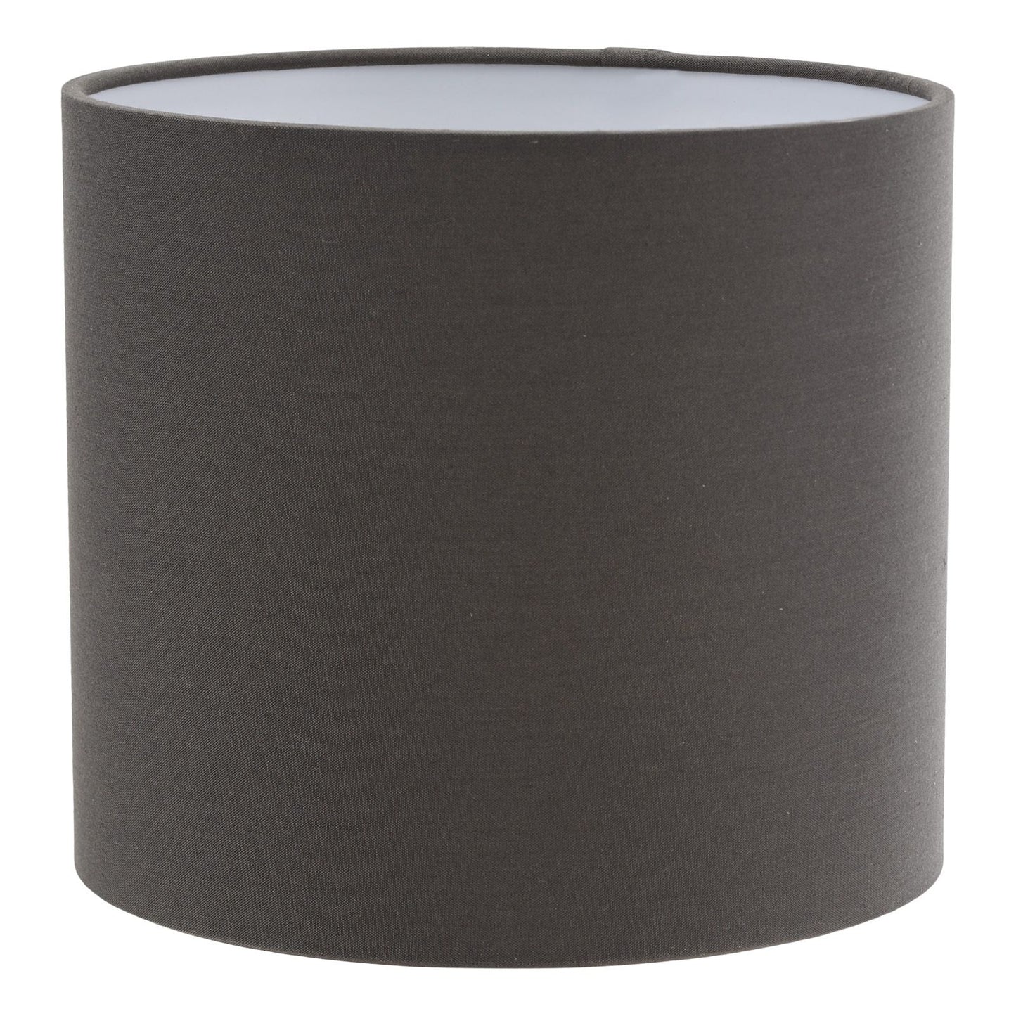 Chloris Grey Cotton Drum Shade 18cm