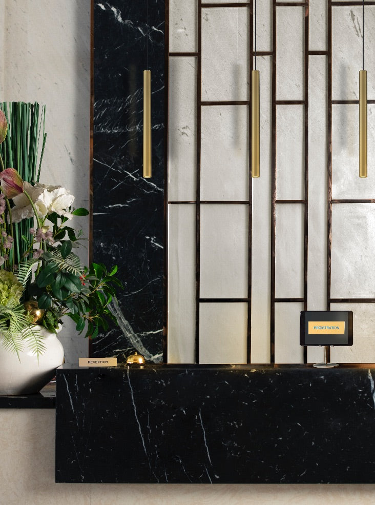 Chime Pendant brushed brass