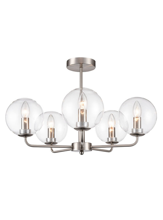 Court 5lt Fitting in Satin Nickel