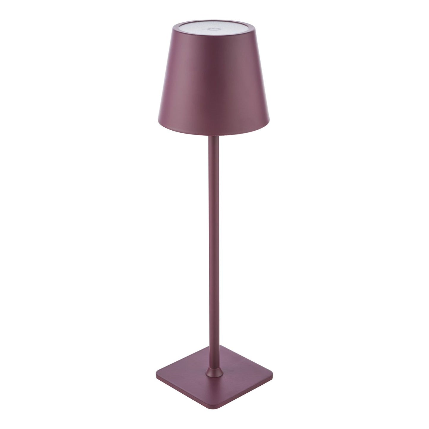 Derrick Rechargeable Outdoor Table Lamp Satin Purple LED IP54