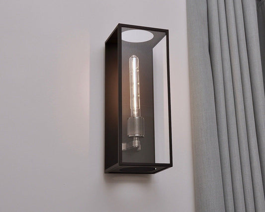 Berlin Tall Wall Light - Matt Black