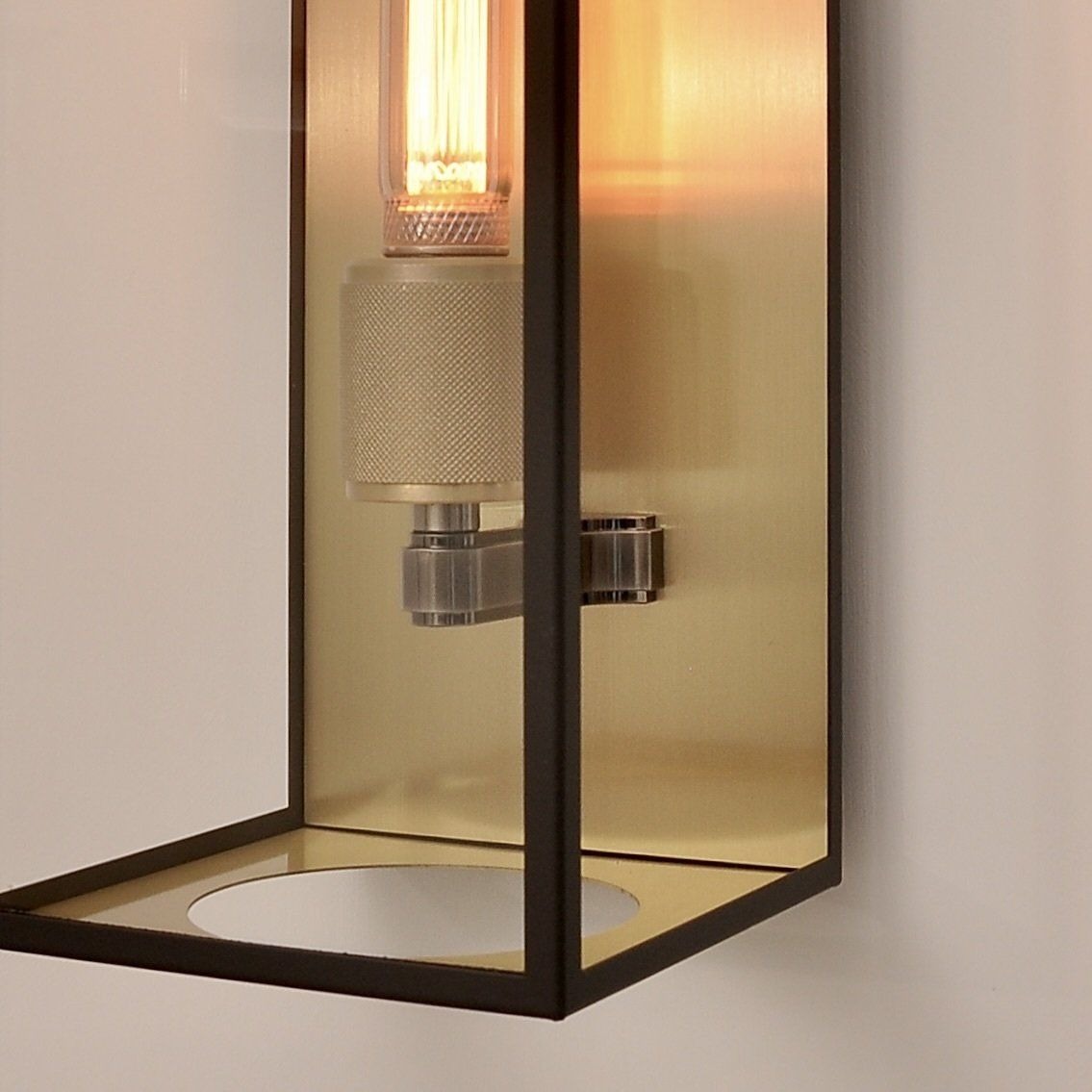 Berlin Tall Wall Light - Brushed Brass