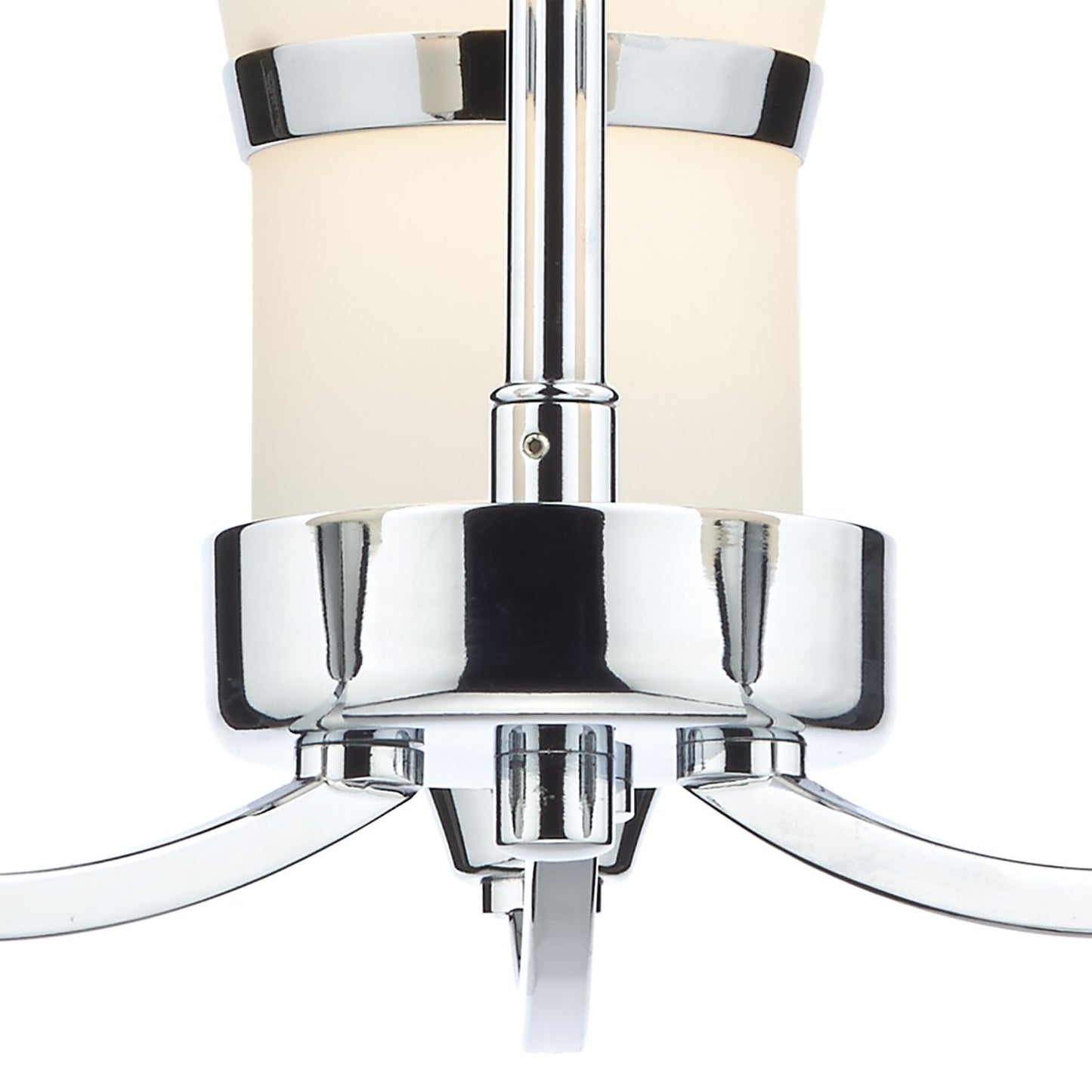 Dublin 3 Light Semi Flush Polished Chrome Led