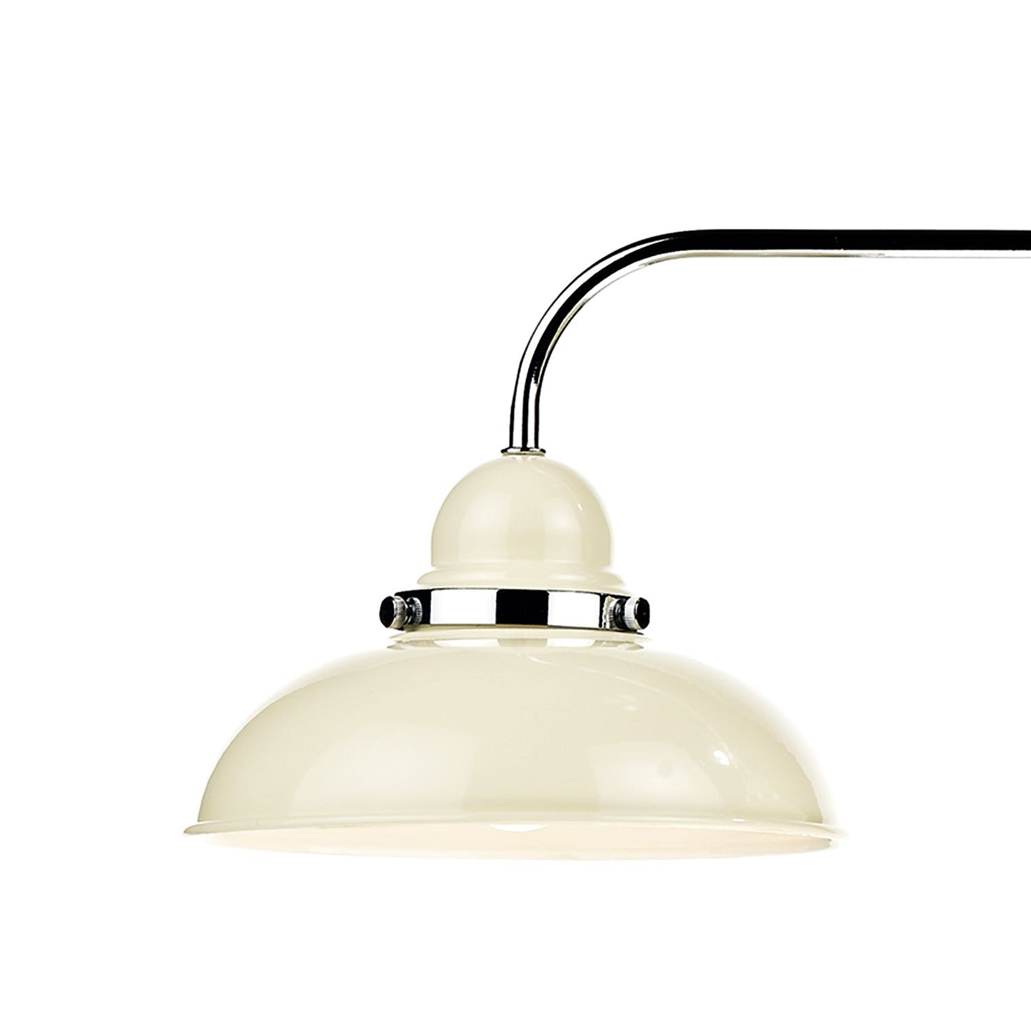 Dynamo 3 Light Bar Pendant Cream and Polished Chrome