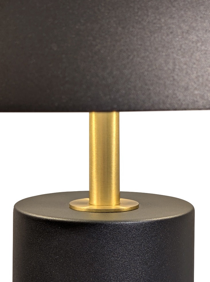 Dawn Matt Black Table Lamp