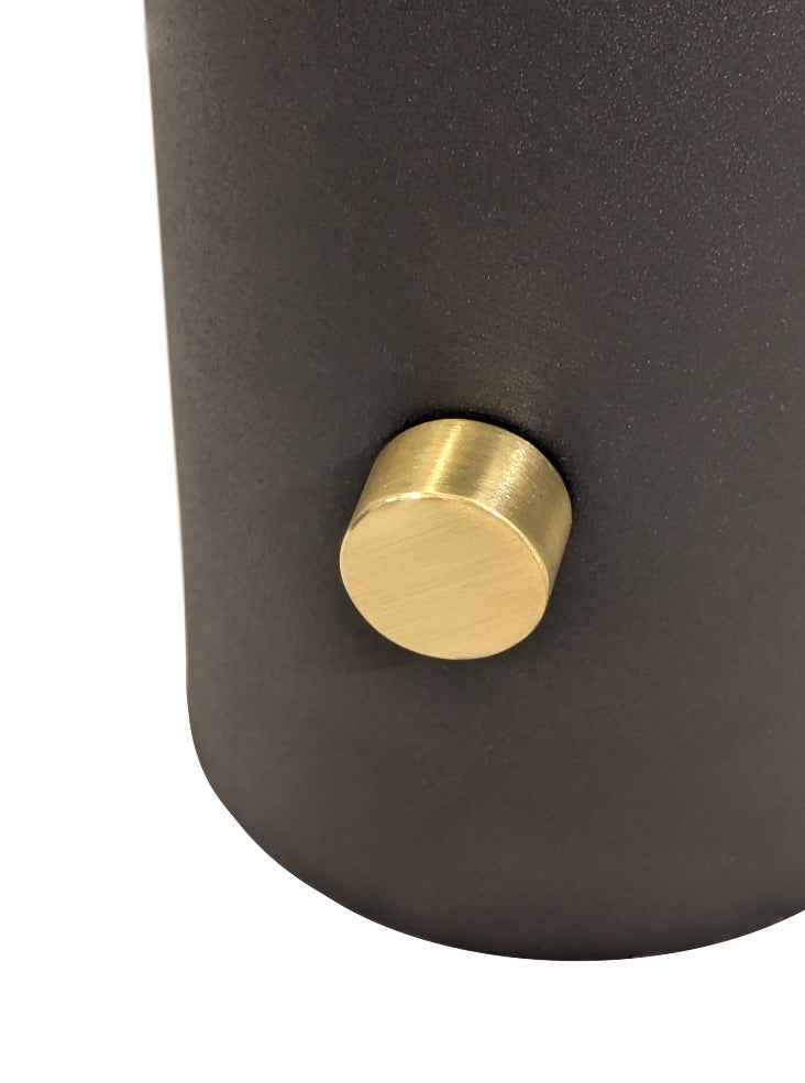 Dawn Matt Black Table Lamp