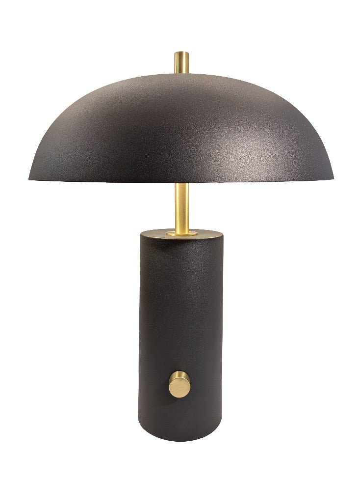 Dawn Matt Black Table Lamp