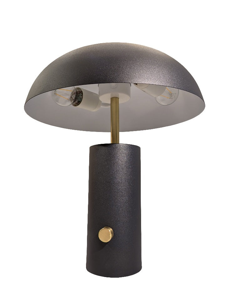 Dawn Matt Black Table Lamp
