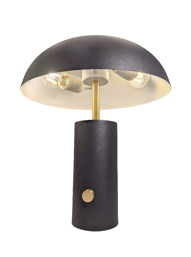 Dawn Matt Black Table Lamp