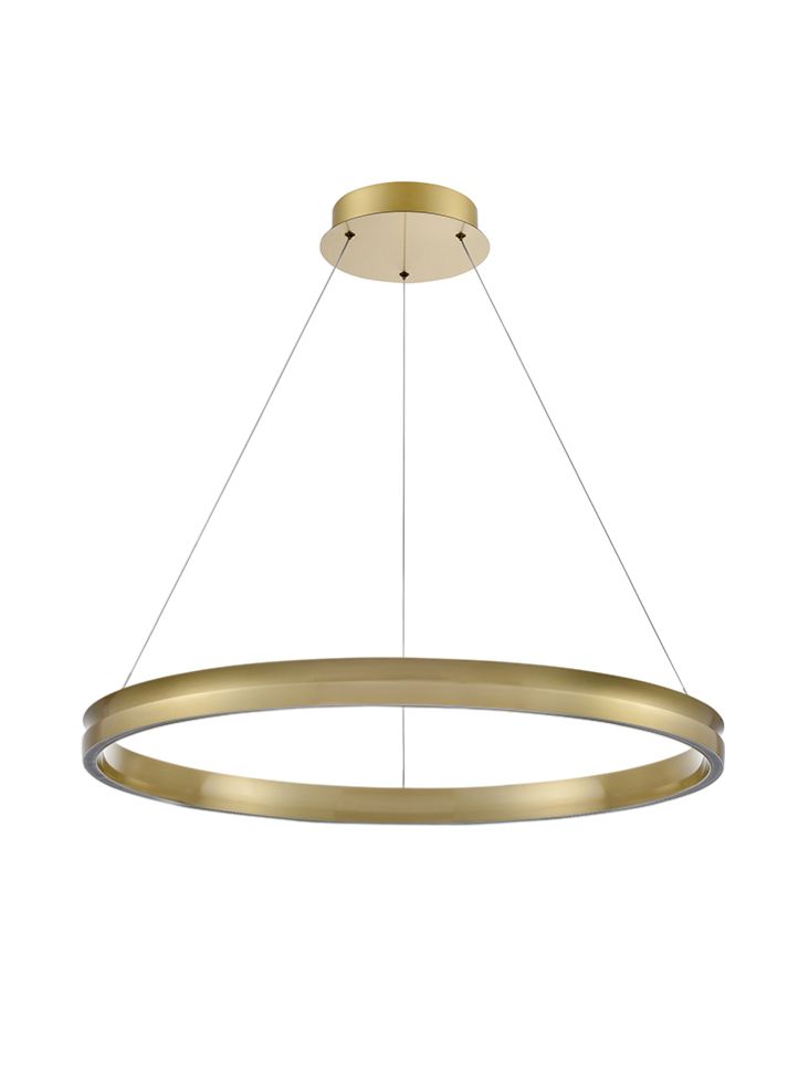 Eternity 800mm Satin Brass LED Pendant