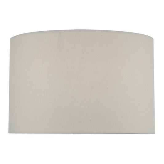 Funchal Grey Cotton Drum Shade 33cm