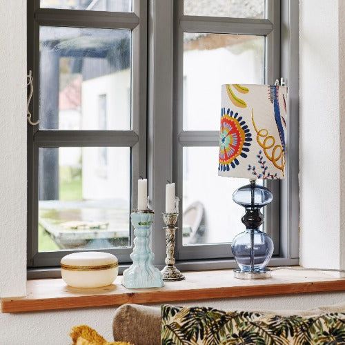 Futura  Table lamp base M Deep blue