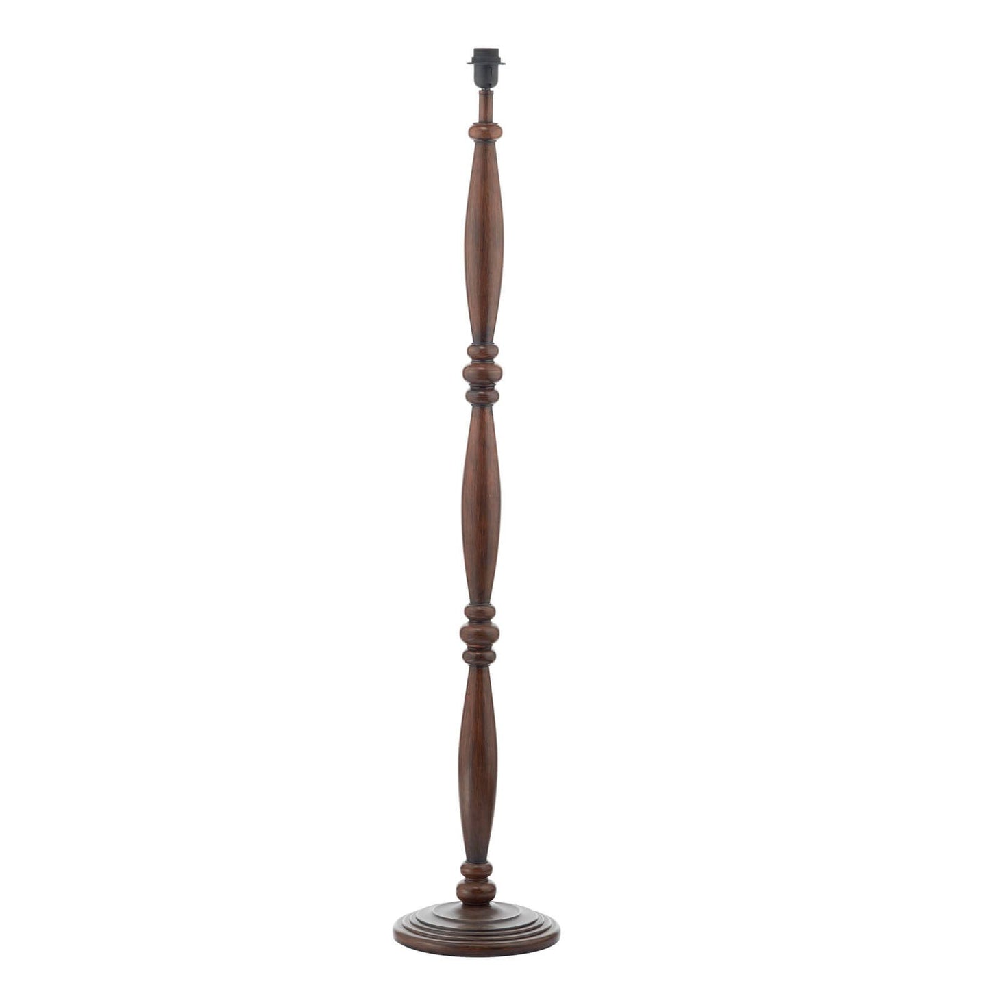 Hayward Floor Lamp Dark Wood With Shade