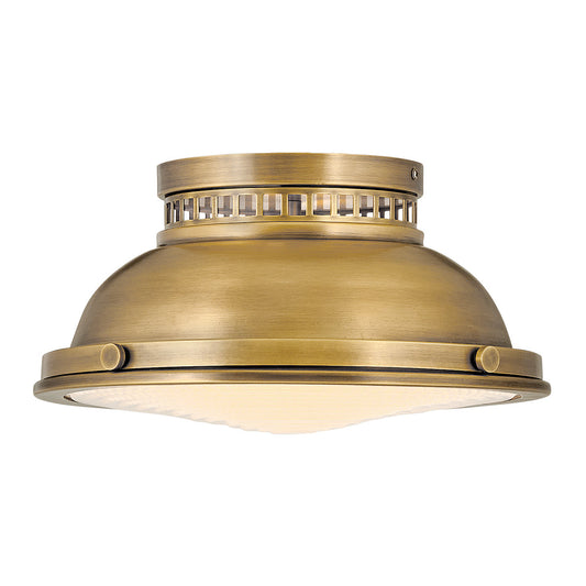 Amelia 2 Light Flush – Heritage Brass