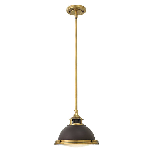 Amelia 1 Light Mini Pendant – Buckeye Bronze/Restoration Bronze