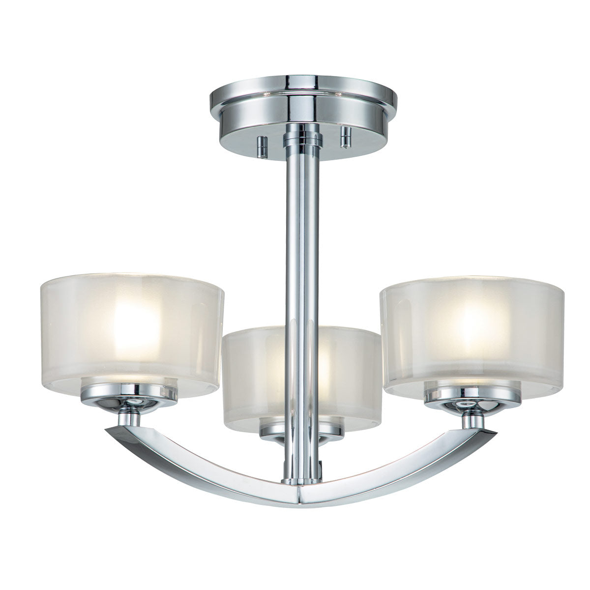 Meridian 3 Light Semi-flush Mount