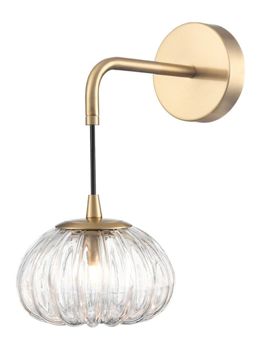 Harvest 1lt Wall Light aged brass