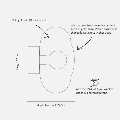 Horizon  Surface lamp L Ivy green