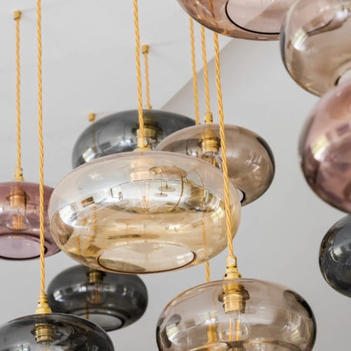 Horizon  Pendant lamp L Deep blue