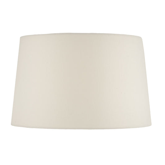 Iffley Cream Faux Silk Tapered Drum Shade 25cm