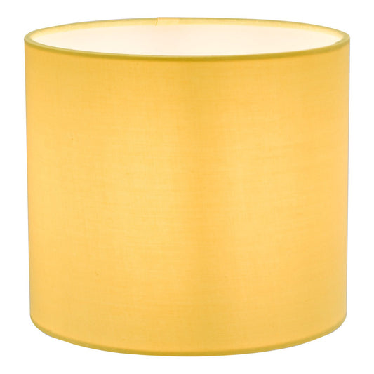 Ilona Yellow Cotton Drum Shade 18cm