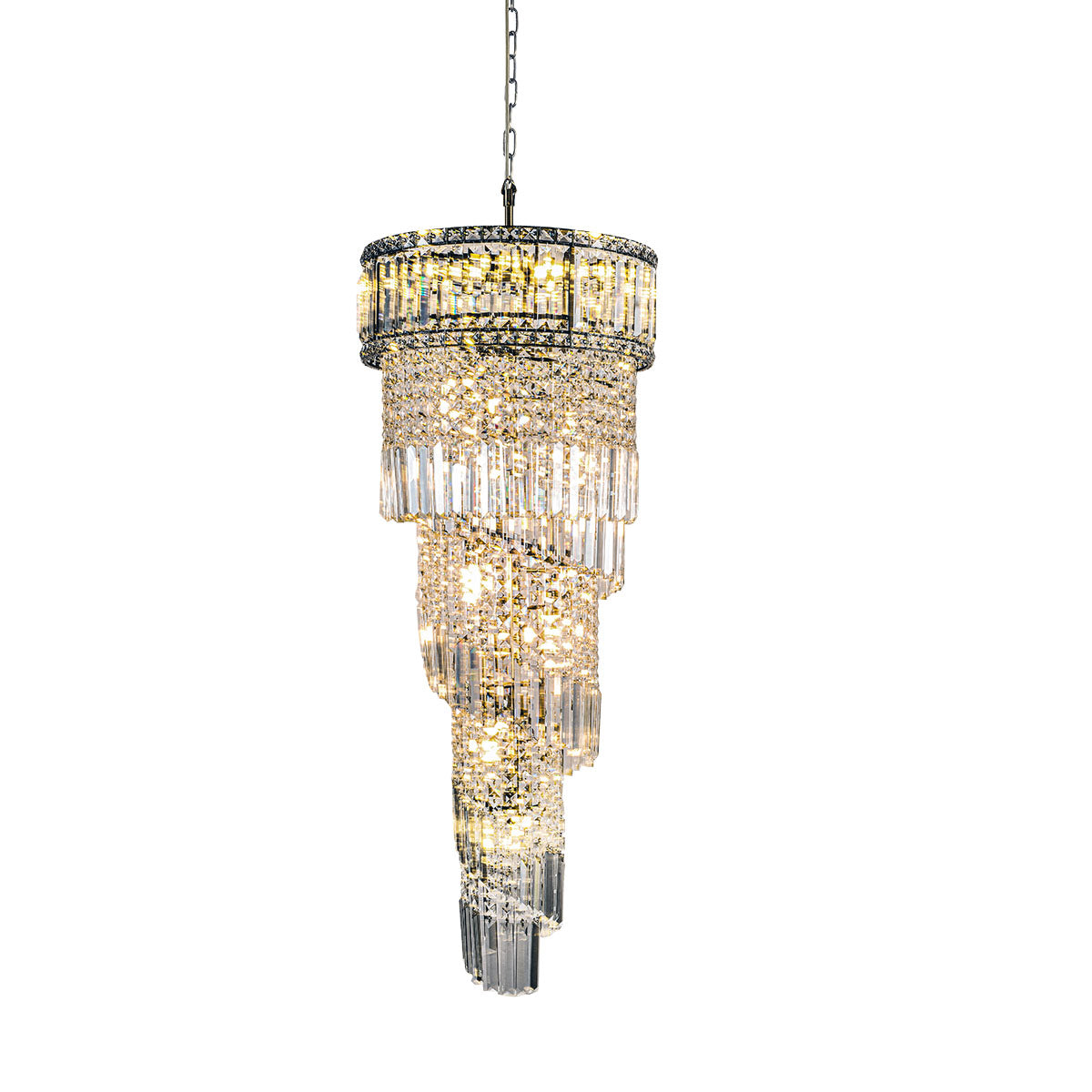 Isla 13 Light Chandelier- Antique Brass
