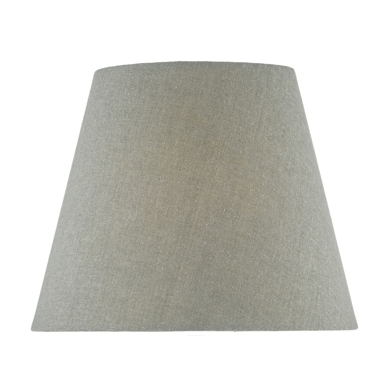 Joanna Grey Linen Tapered Drum Shade 23cm