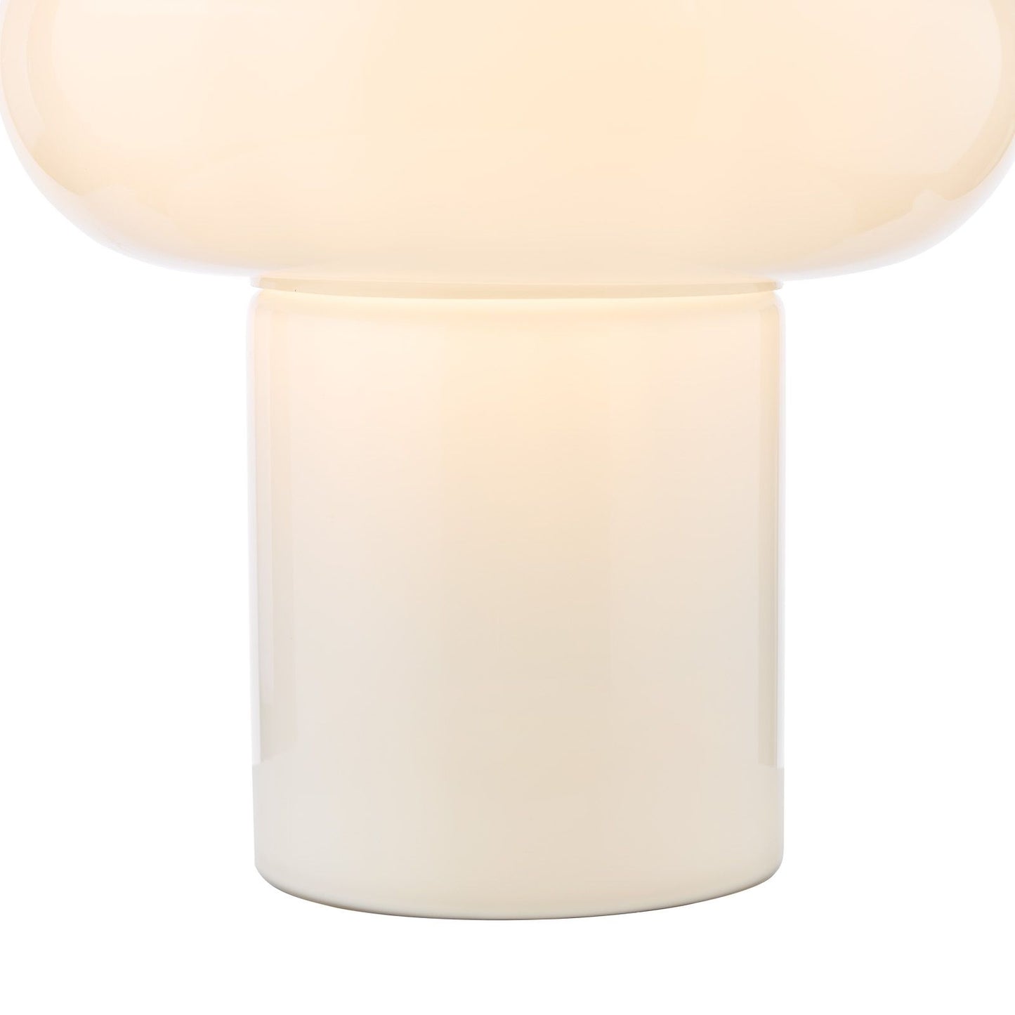 Kaja Table Lamp White Glass